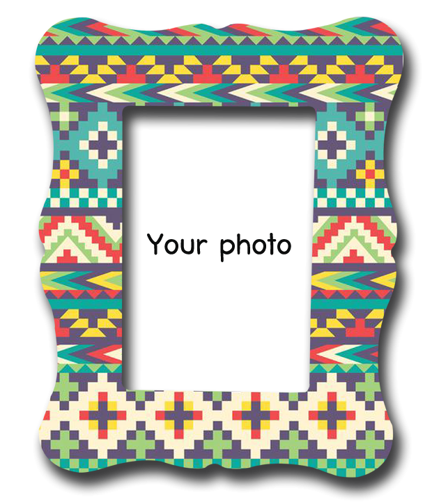 กรอบรูปลาย Southwestern Tribal Pattern frame